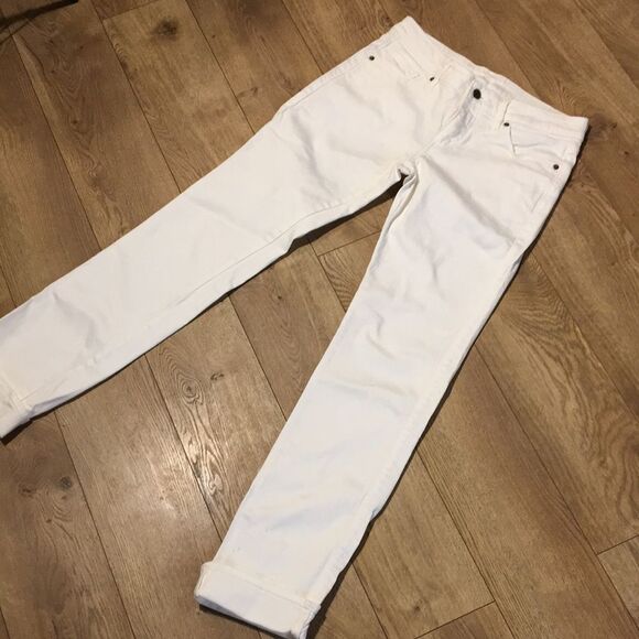 UJENA • white jean pants size 26 - Picture 7 of 7
